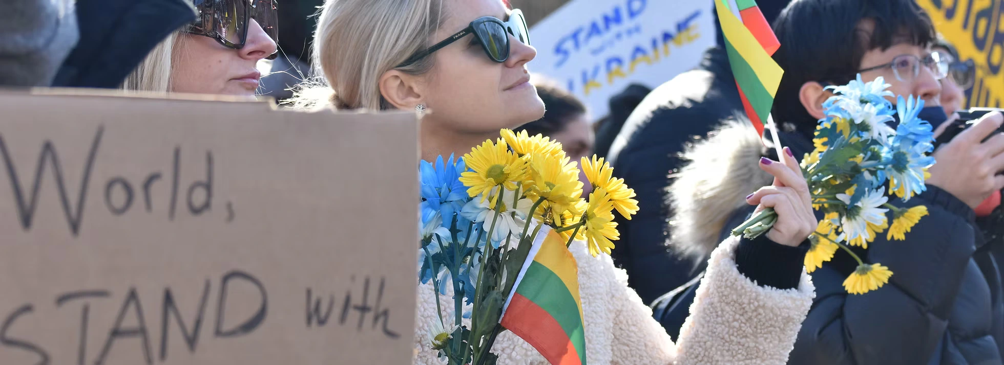 Ukrainian rally in Boston